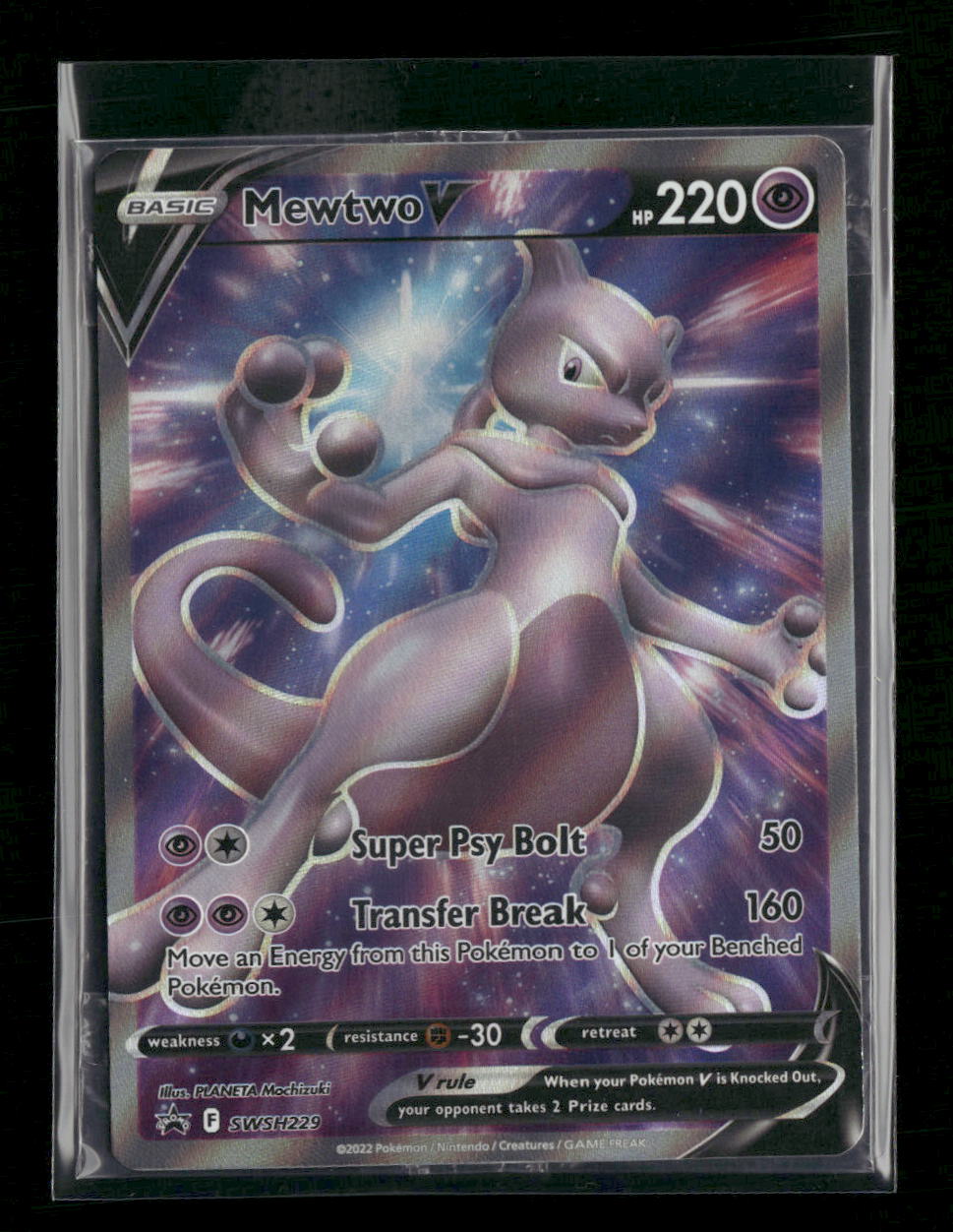SWSH: Sword & Shield Promo Cards Mewtwo V #SWSH229