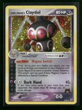 Team Magma vs Team Aqua Team Magma's Claydol #8/95