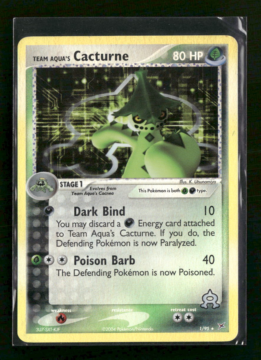 Team Magma vs Team Aqua Team Aqua's Cacturne #1/95