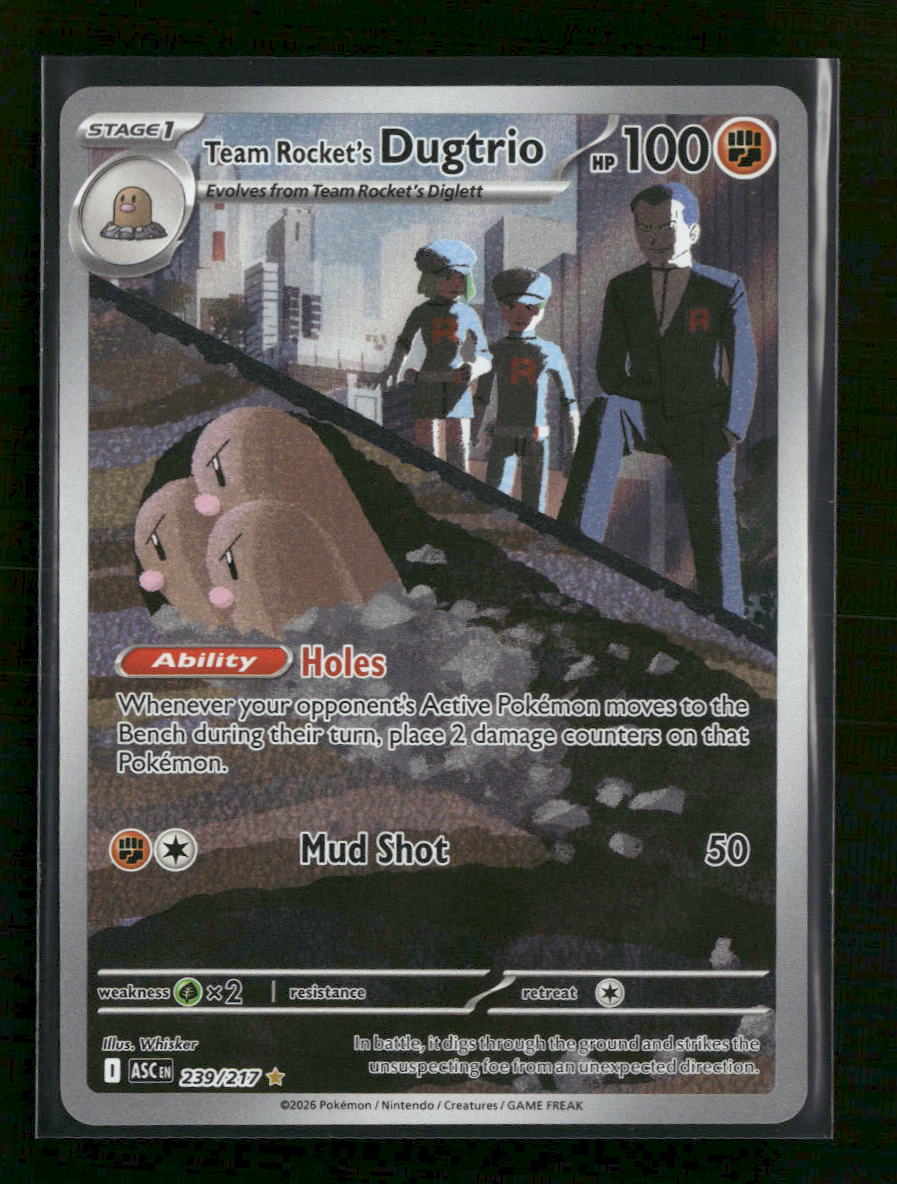 ME: Ascended Heroes Team Rocket's Dugtrio #239/217