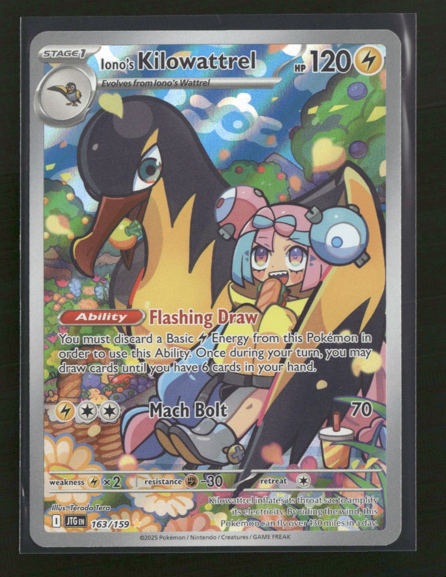 SV09: Journey Together Iono's Kilowattrel #163/159