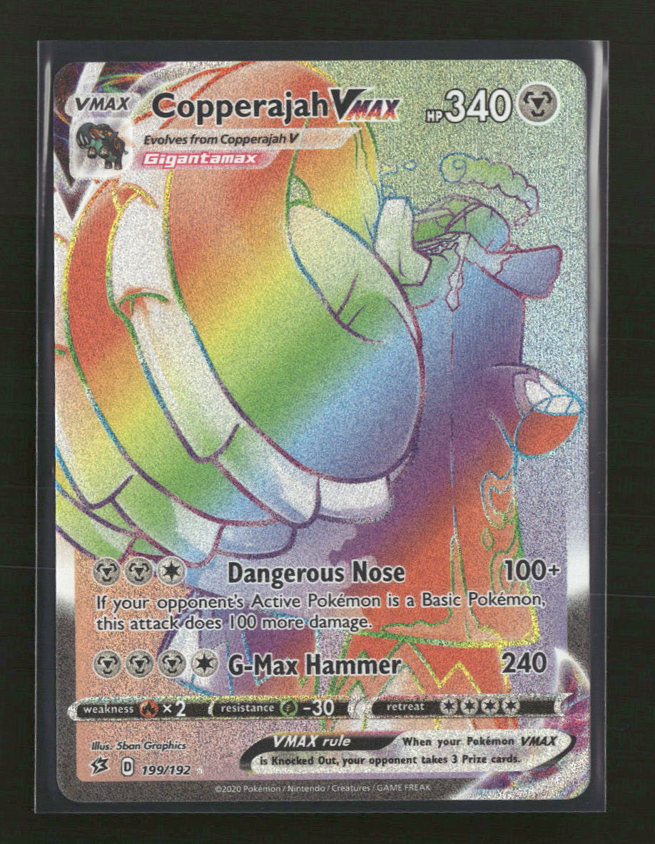SWSH02: Rebel Clash Copperajah VMAX (Secret) #199/192