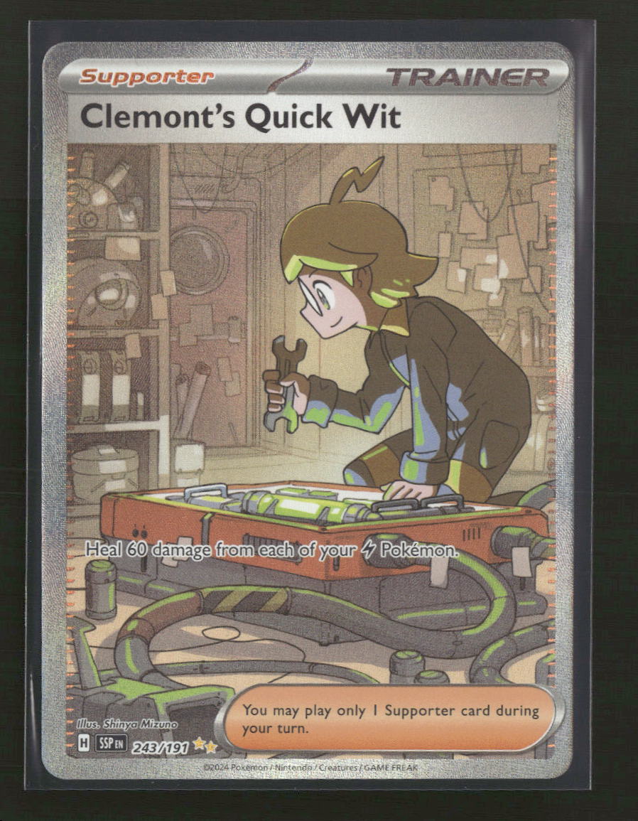 SV08: Surging Sparks Clemont's Quick Wit #243/191