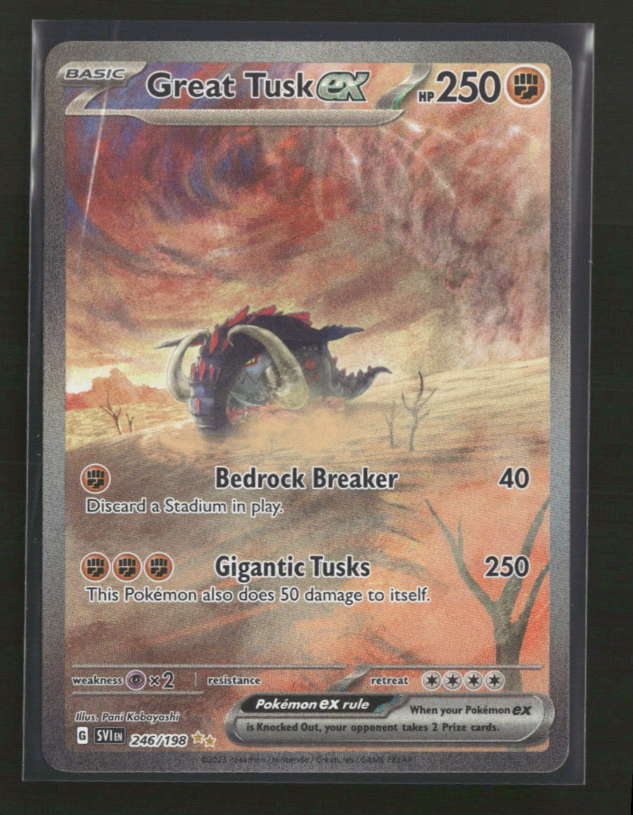 SV01: Scarlet & Violet Base Set Great Tusk ex #246/198