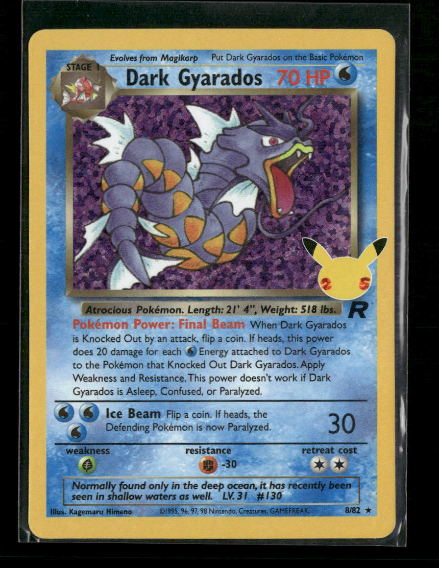 Celebrations: Classic Collection Dark Gyarados #8/82