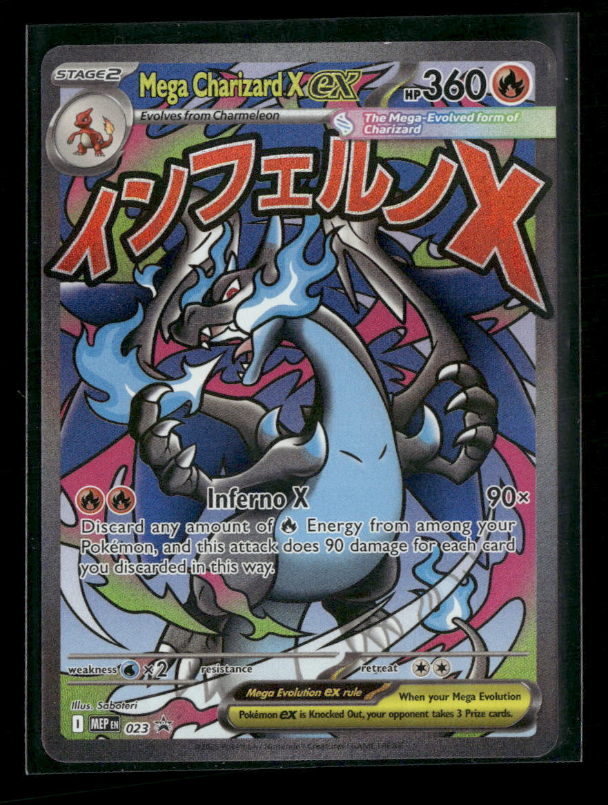 ME: Mega Evolution Promo Mega Charizard X ex #023