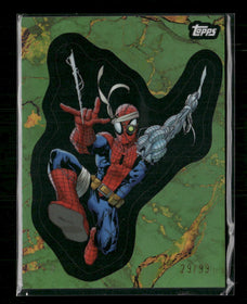 /99 2025 Topps Marvel Comic Book Heroes Cyborg Spider-Man Electrum Refractor