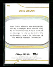 2025 Topps Chrome Disney Lord Grigon #135 Gold Wave Refractor /50