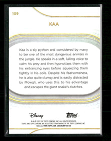 2025 Topps Chrome Disney Kaa #109Yellow Refractor /275