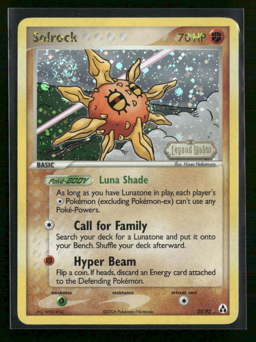 Legend Maker Solrock Reverse Holofoil #25/92
