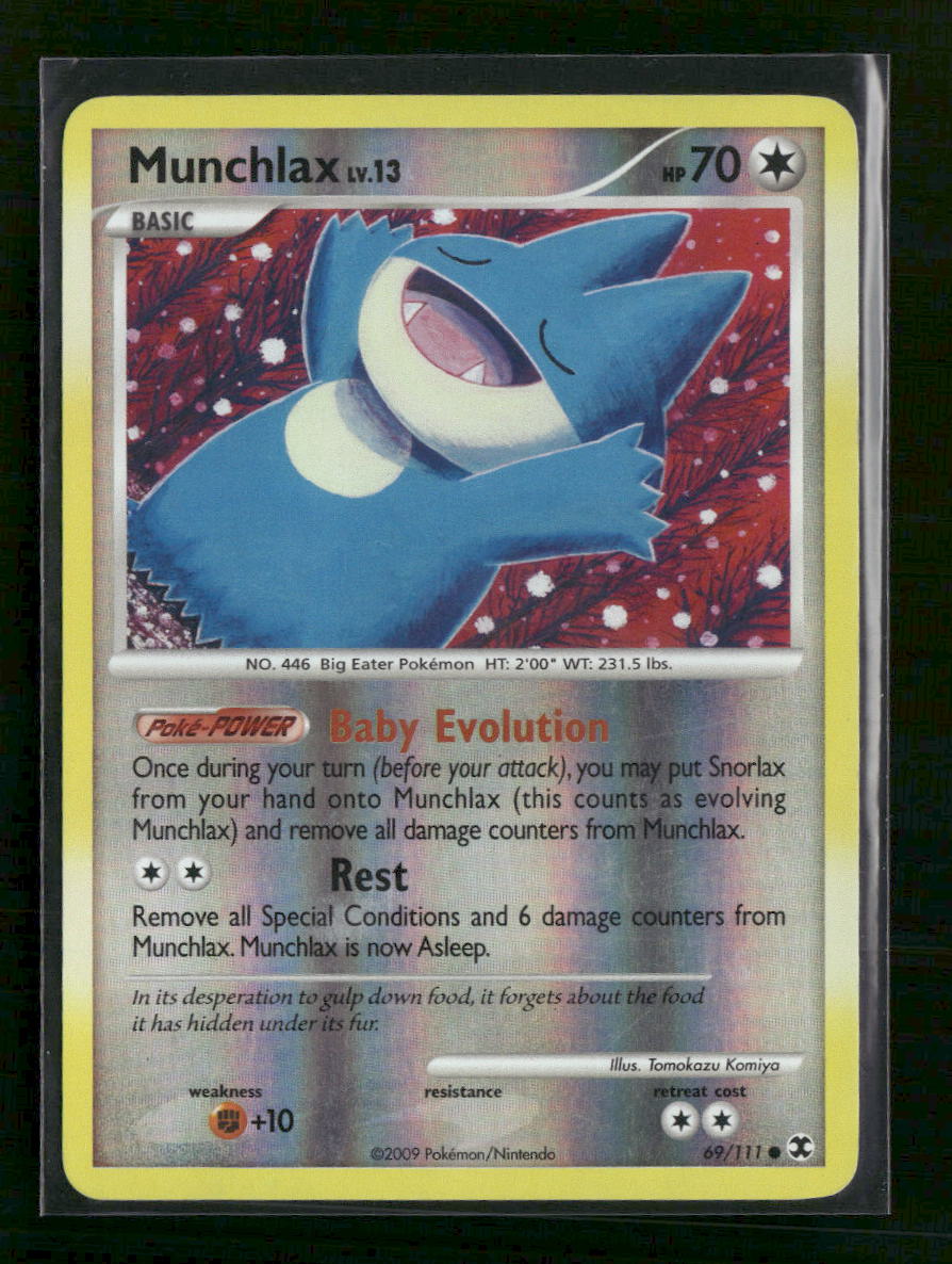 Rising Rivals Munchlax (69) Reverse Holofoil #69/111