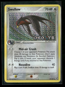 Deoxys Swellow Reverse Holofoil #49/107