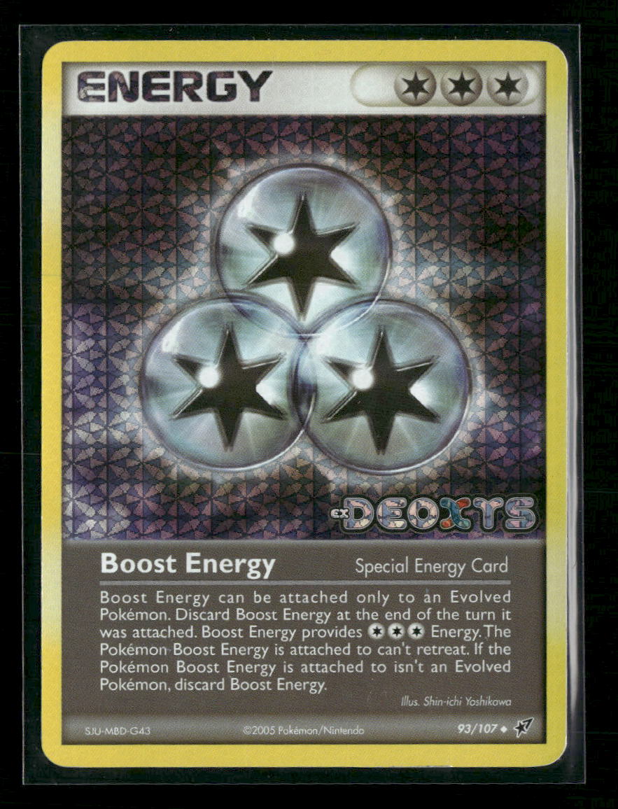Deoxys Boost Energy Reverse Holofoil #93/107