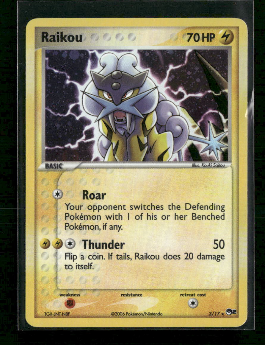POP Series 2 Raikou Holofoil #003/017
