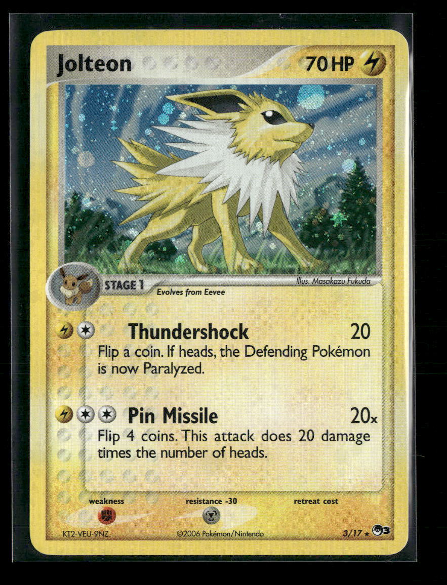 POP Series 3 Jolteon Holofoil #003/017