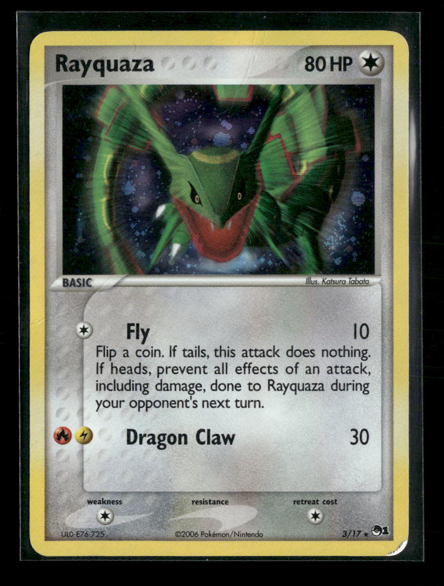 POP Series 1 Rayquaza Holofoil #003/017 *Damaged*