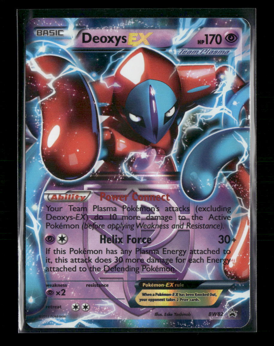 Black and White Promos Deoxys EX (Team Plasma) #BW82