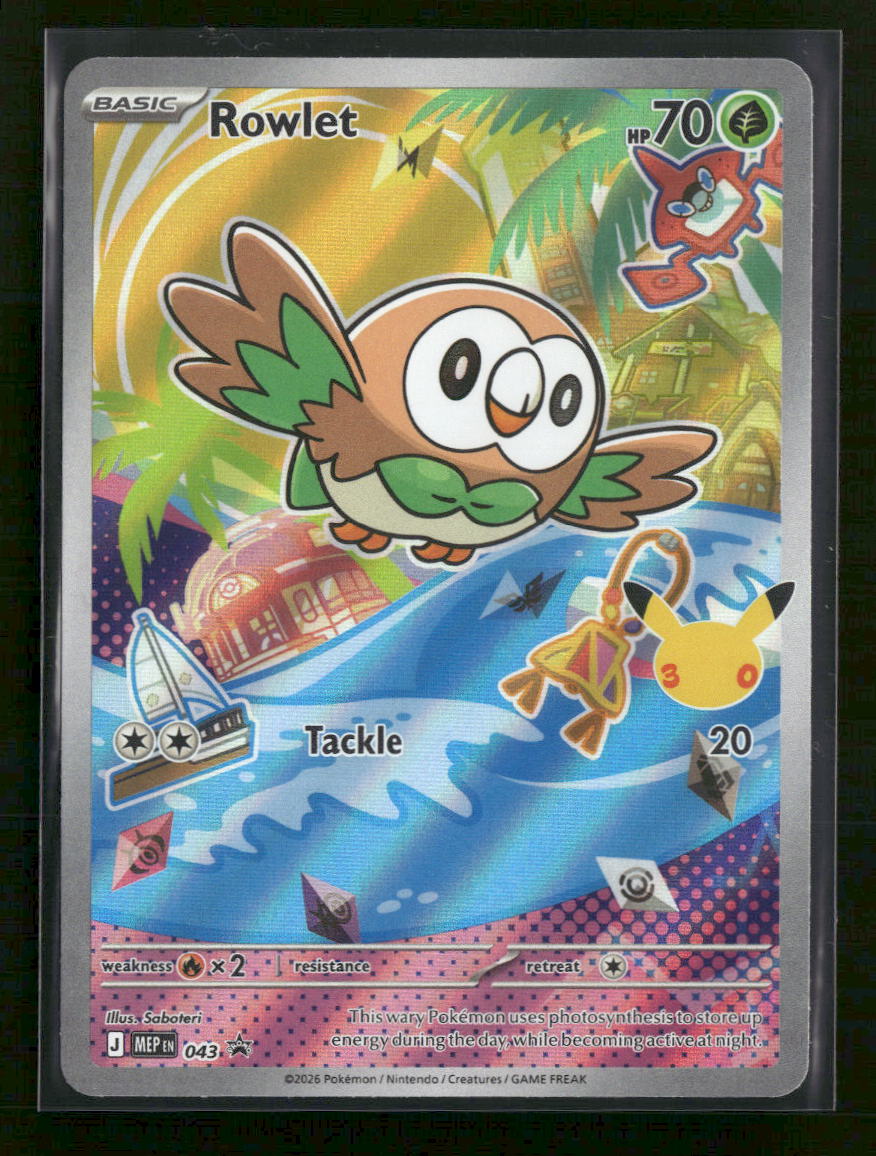 ME: Mega Evolution Promo Rowlet #043