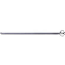 18G 3/4 Clear CZ Steel Straight Fishtail Nose Ring 2.5mm