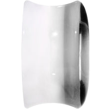 18mm White Black Acrylic Adoring Heart Saddle Plug