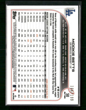 2022 Topps Chrome Pink Logo Refractor #/199 Mookie Betts #100