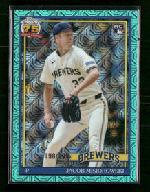 2026 Topps Baseball 35th Chrome Aqua Refractors Jacob Misiorowski #91C-54