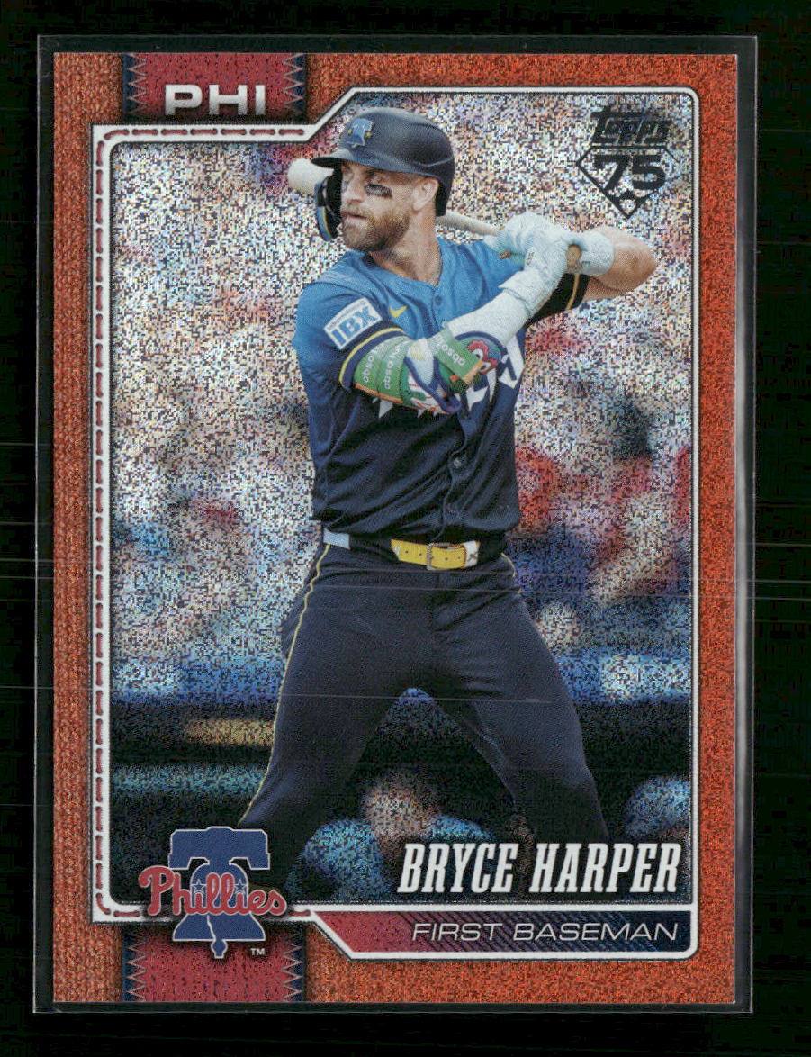 2026 Topps Orange Sandglitter Bryce Harper #/25 #250