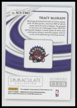 2023-24 Panini Immaculate Collection Scorers Tracy McGrady #/49 Auto #SCS-TMG