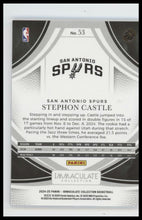 2024-25 Panini Immaculate Collection Stephon Castle #/99 #53