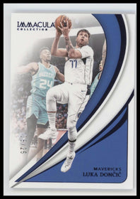 2023-24 Panini Immaculate Collection Blue Luka Doncic #/25 #76