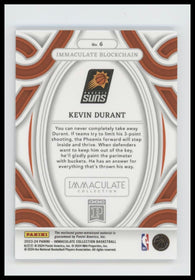 2023-24 Panini Immaculate Collection Immaculate Blockchain Kevin Durant #/25 #6