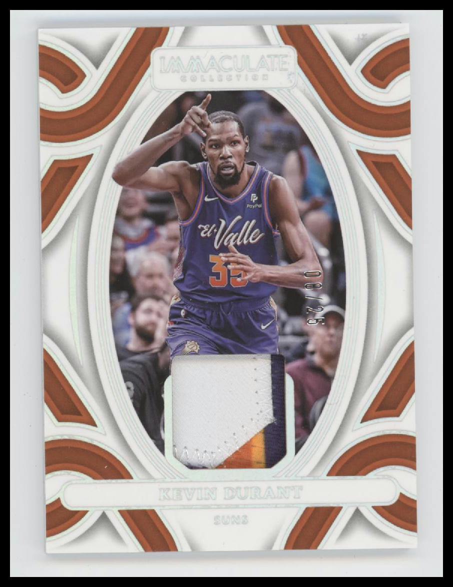 2023-24 Panini Immaculate Collection Immaculate Blockchain Kevin Durant #/25 #6