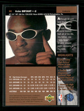 1996-97 Upper Deck Kobe Bryant Rookie #58