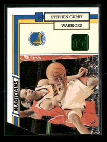 2010-11 Donruss Magicians Die Cuts Emerald Stephen Curry #6