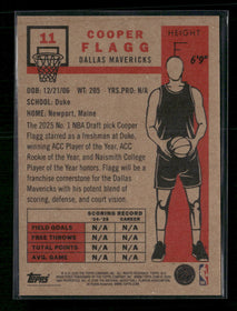 2025-26 Topps Living Cooper Flagg #11