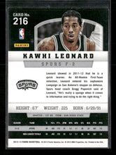 2012-13 Panini Kawhi Leonard Rookie #216