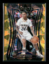 2024-25 Panini Select Gold Cracked Ice Prizm Jordan Hawkins #/10 #348