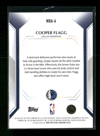 2025-26 Topps Topps Collector Kit Cooper Flagg #NBA-6