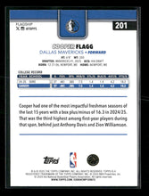 2025-26 Topps Cooper Flagg Rookie #201