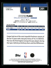 2025-26 Topps Cooper Flagg Rookie #201