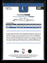 2025-26 Topps Cooper Flagg Rookie #201