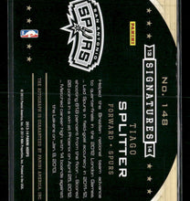 2013-14 Hoops Signatures Red Tiago Splitter #/25 Auto #148