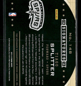 2013-14 Hoops Signatures Red Tiago Splitter #/25 Auto #148