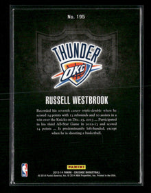 2013-14 Panini Crusade Crusade Blue Russell Westbrook #195