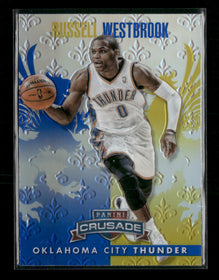 2013-14 Panini Crusade Crusade Blue Russell Westbrook #195