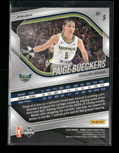 2025 Panini Prizm WNBA Blue Velocity Prizms Paige Bueckers #5