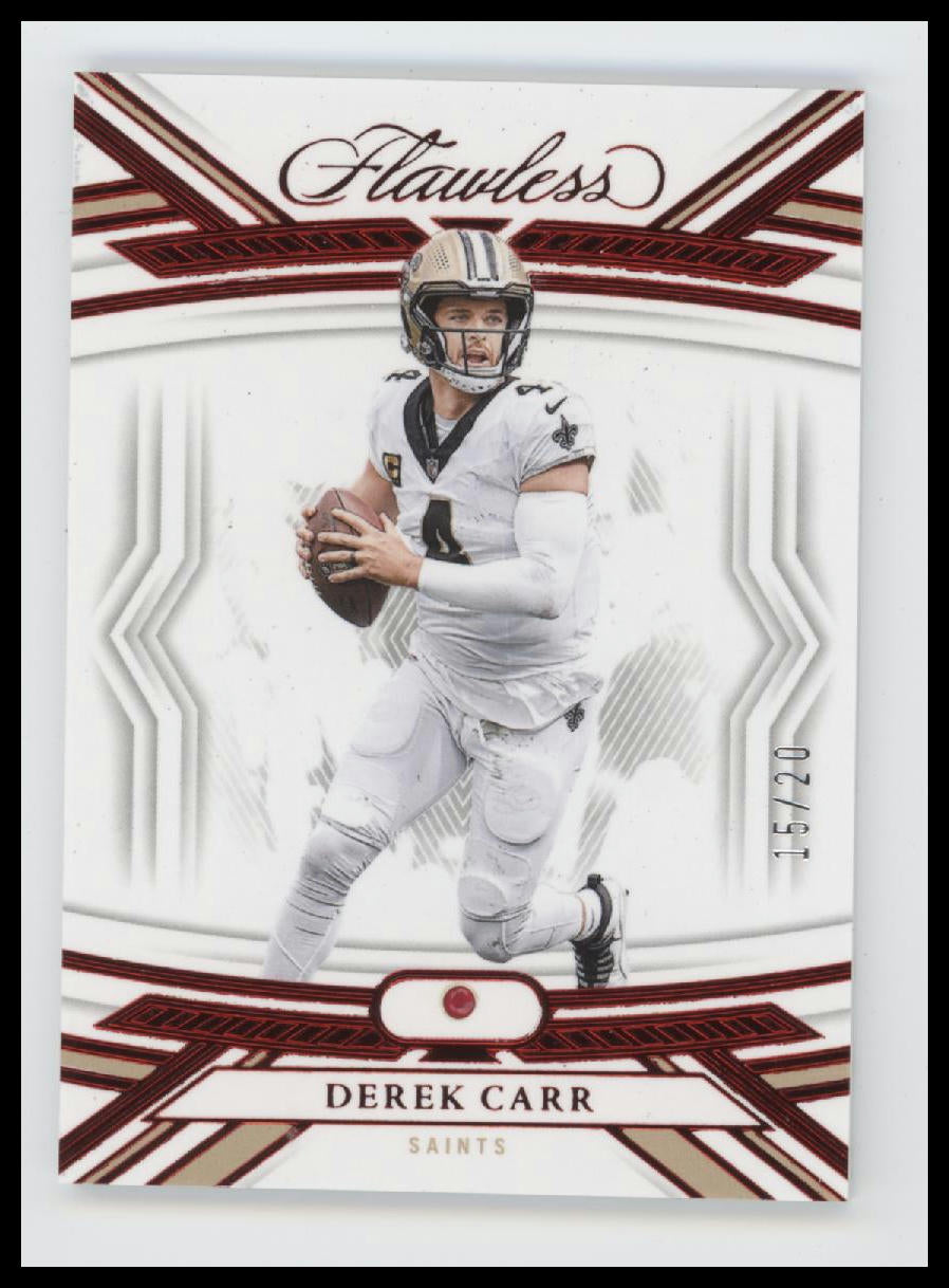 2023 Panini Flawless Derek Carr #/20 #46