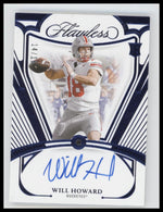 2025 Panini National Treasures Flawless Sapphire Will Howard #/15 Auto #RGS-WHD