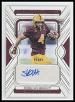 2025 Panini National Treasures Collegiate Silhouettes Cam Skattebo #/99 #RS-CSO