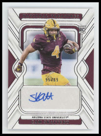 2025 Panini National Treasures Collegiate Silhouettes Cam Skattebo #/99 #RS-CSO